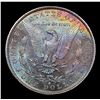 Image 3 : 1881-s Colorfully Toned Morgan Dollar $1 Grades Choice+ Unc