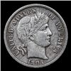Image 2 : 1905-p Barber Dime 10c Grades xf+