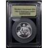 Image 2 : 1982-d Washington Silver Modern Commem Half Dollar 50c Graded ms69+ By USCG