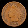 Image 2 : 1892 Indian Cent 1c Grades vg+