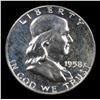 Image 2 : Proof 1958 Franklin Half Dollar 50c Grades GEM+ Proof