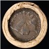 Image 3 : Mixed small cents 1c orig shotgun roll, 1919-d Wheat Cent, 1893 Indian Cent other end, brinks Wrappe