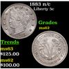 Image 1 : 1883 n/c Liberty Nickel 5c Grades Select Unc