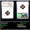 Image 1 : NGC Judaea Hasmonean Kings 135-37 BC, AE Prutah Graded vg By NGC