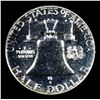 Image 3 : Proof 1957 Franklin Half Dollar 50c Grades GEM+ Proof