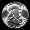 Image 2 : 1954-d Franklin Half Dollar 50c Grades Choice Unc FBL