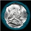 Image 2 : Bank Of America Uncirculated Franklin 50c Roll 1963 & P Ends