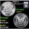 Image 1 : 1882-s Morgan Dollar $1 Graded ms65+ By SEGS