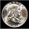 Image 2 : 1958-d Franklin Half Dollar 50c Grades Select Unc+ FBL