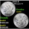 Image 1 : 1921-d Morgan Dollar $1 Grades Select+ Unc