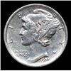 Image 2 : 1926-d Mercury Dime 10c Grades Choice AU