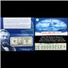 Image 1 : 2001 $50 Federal Reserve Star Notes With Low Serials #3212 in B.E.P Folder. FR-2127E*