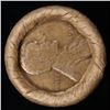 Image 2 : Mixed small cents 1c orig shotgun roll, 1919-s Wheat Cent, 1897 Indian Cent other end, brinks Wrappe