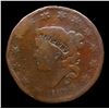 Image 2 : 1828 Lg Narrow Date Coronet Head Large Cent 1c Grades vg+