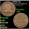 Image 1 : 1858 LL Flying Eagle Cent 1c Grades vf++