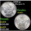 Image 1 : 1896-p Morgan Dollar $1 Grades Select+ Unc
