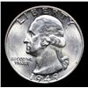 Image 2 : 1949-d Washington Quarter 25c Grades Choice Unc