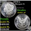 Image 1 : 1879-s Morgan Dollar $1 Grades Choice Unc+ PL