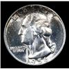 Image 2 : 1956-p Washington Quarter 25c Grades GEM++ Unc