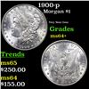 Image 1 : 1900-p Morgan Dollar 1 Grades Choice+ Unc