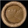 Image 2 : Mixed small cents 1c orig shotgun roll, 1919-s Wheat Cent, 1899 Indian Cent other end, brinks Wrappe