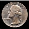 Image 2 : 1970-d Washington Quarter Mint Error 25c Grades Choice AU