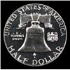 Image 3 : Proof 1956 Type 2 Franklin Half Dollar 50c Grades GEM+ Proof Cameo