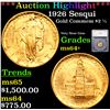 Image 1 : ***Auction Highlight*** 1926 Sesqui Gold Commem $2 1/2 Graded ms64+ By SEGS (fc)