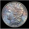 Image 2 : 1889-p Colorfully Toned Morgan Dollar $1 Grades GEM+ Unc By SEGS