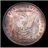 Image 3 : 1889-p Colorfully Toned Morgan Dollar $1 Grades GEM+ Unc By SEGS