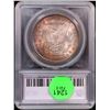 Image 5 : 1889-p Colorfully Toned Morgan Dollar $1 Grades GEM+ Unc By SEGS