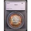 Image 4 : 1904-o Colofully Toned Morgan Dollar $1 Graded ms64+ By SEGS