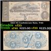 Image 1 : 1863 $5 Confederate Note, T-60 Grades vf+