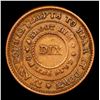 Image 3 : 1863 The Flag Civil War Token 1c Grades vf+