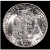 Image 3 : 1943-p Mercury Dime 10c Grades GEM+ Unc