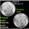 Image 1 : 1921-d Morgan Dollar $1 Grades Choice Unc