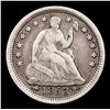 Image 2 : 1853-p Seated Liberty Half Dime 1/2 10c Grades vf++