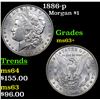 Image 1 : 1886-p Morgan Dollar $1 Grades Select+ Unc