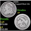 Image 1 : 1835 Capped Bust Dime 10c Grades g+