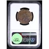 Image 3 : ***Auction Highlight*** NGC 1787 Copper Vermont, Britannia Colonial Cent Mint Error 1c Graded xf det