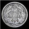 Image 3 : 1873-p Arrows Seated Liberty Dime 10c Grades vf details