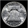 Image 3 : 1949-p Franklin Half Dollar 50c Grades Choice Unc+ FBL