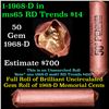 Image 1 : Shotgun Lincoln 1c roll, 1968-d 50 pcs Brandt Wrapper