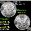 Image 1 : 1884-o Morgan Dollar $1 Grades Select Unc+ PL