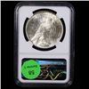 Image 3 : NGC 1923-p Peace Dollar Colorully Toned $1 Graded ms64 By NGC