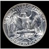 Image 3 : 1945-p Washington Quarter 25c Grades Choice+ Unc