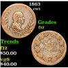 Image 1 : 1863 Civil War Token 1c Grades f, fine