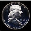 Image 2 : Proof 1961 Franklin Half Dollar 50c Grades GEM++ Proof
