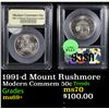 Image 1 : 1991-d Mount Rushmore Modern Commem Half Dollar 50c Graded ms69+ By USCG