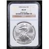 Image 2 : ***Auction Highlight*** NGC 1998 Silver Eagle Dollar $1 Graded ms69 By NGC (fc)